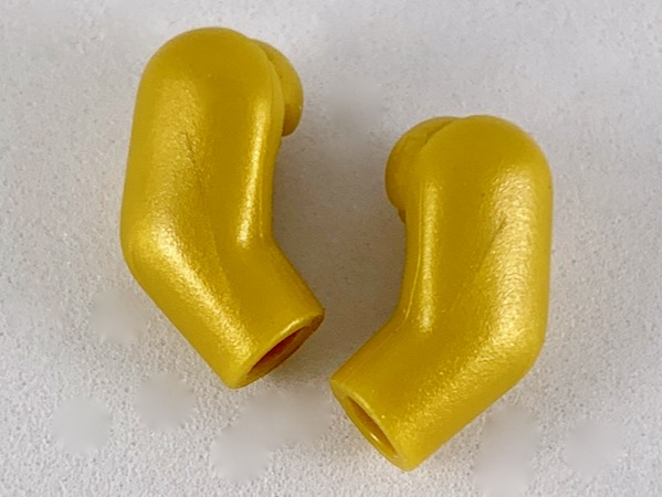 Lego Arm, (Matching Left and Right) Pair / Pearl Gold