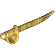 Lego Weapon Sword / Cutlass / Pearl Gold