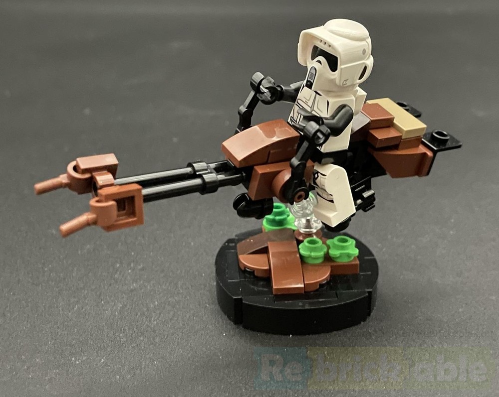 Lego 74-z speeder bike (brown)