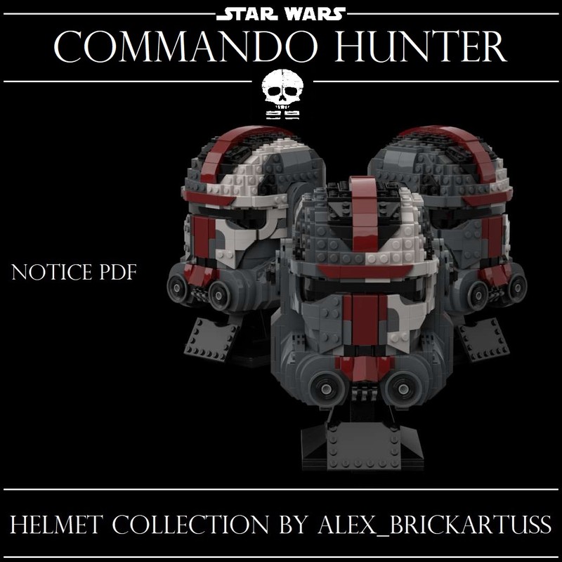 Lego Helmet Clone Commando Hunter