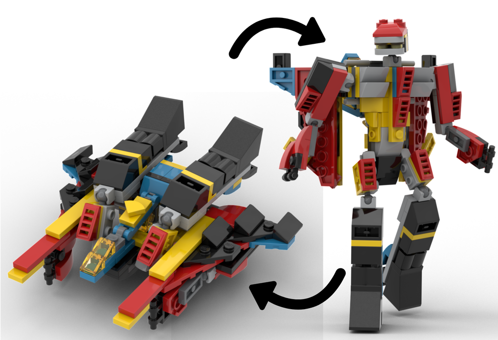 Lego 31124 Vic Viper Transform Robot
