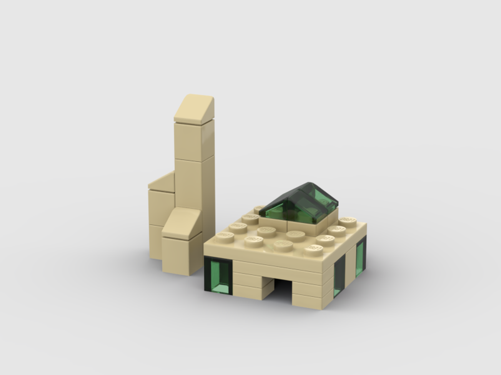 Lego AL Aziz Mosque 1:1000 scale
