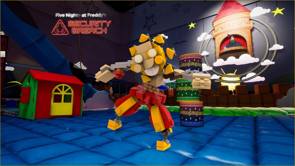 Lego Sun, The Daycare Attendent from Five Nights at Freddy's: Security Breach (FNaF SB)