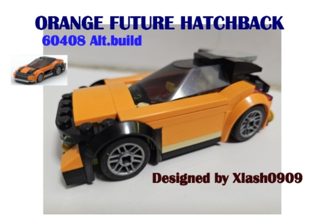 Lego 60408 Orange Future Hatchback