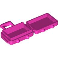 Lego Bag / Suitcase with Long Handle [Opens] / Dark Pink