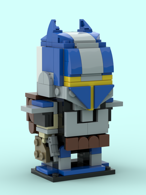 Lego Blue mandalorian