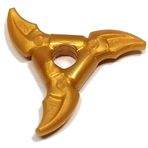 Lego Weapon Throwing Star / Shuriken, Curved Blades