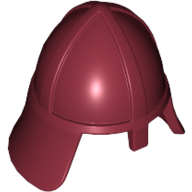 Lego Helmet Castle with Neck Protector / Dark Red