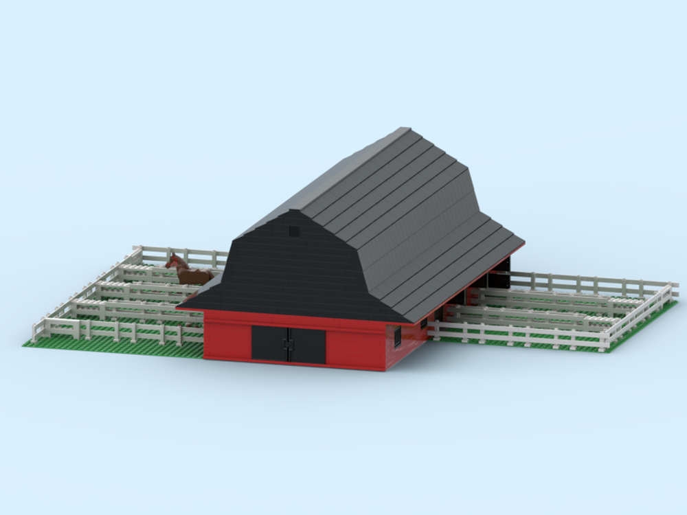 Lego Horse Barn