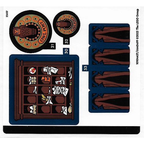 Lego Sticker Sheet 1 for Set 76422-1