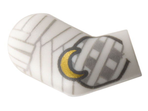 Lego Arm, Right with Layered Wrappings and Gold Crescent Moon Pattern