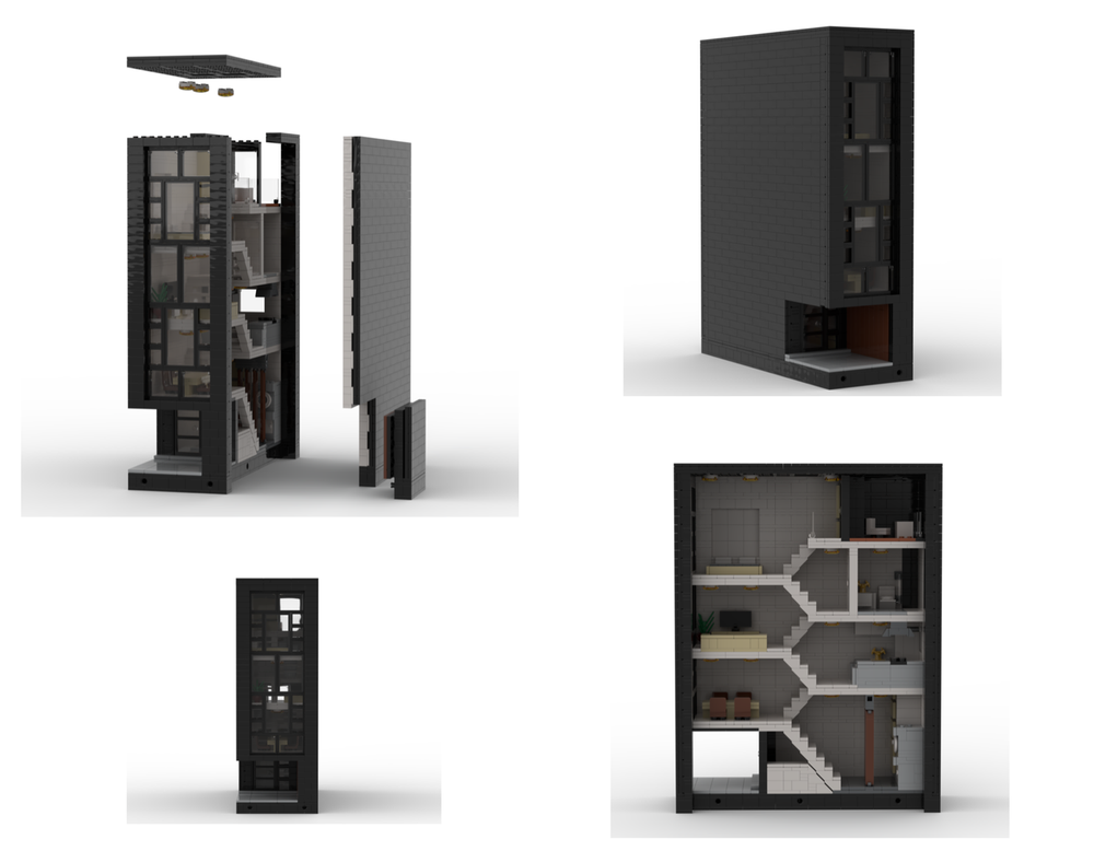 Lego Black House Modular
