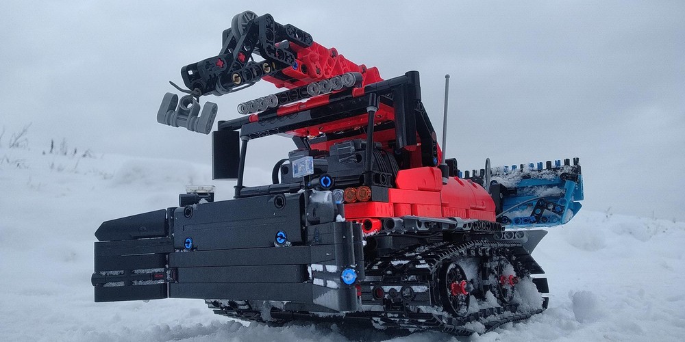 Lego Snow groomer MOC