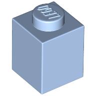Lego Brick 1 x 1 / Bright Light Blue
