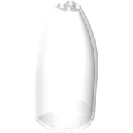 Lego Windscreen 6 x 3 x 10 with 4 Studs on Top / Trans-Clear