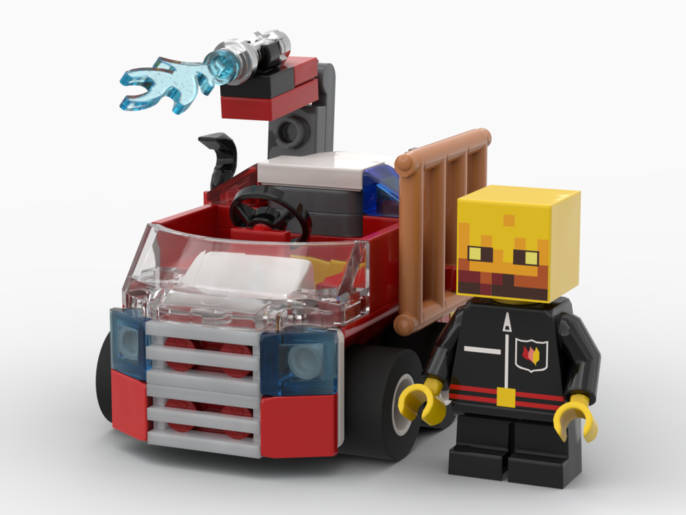 Lego Mighty Micros: Blaze Firetruck