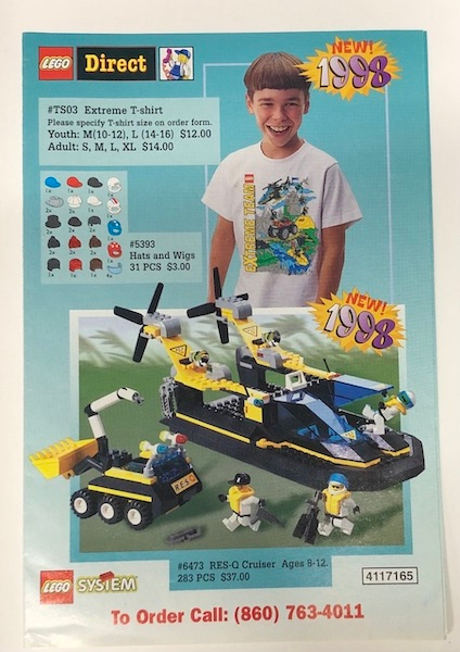 Lego 1998 Insert - Lego Direct #3 - North America (4117165)