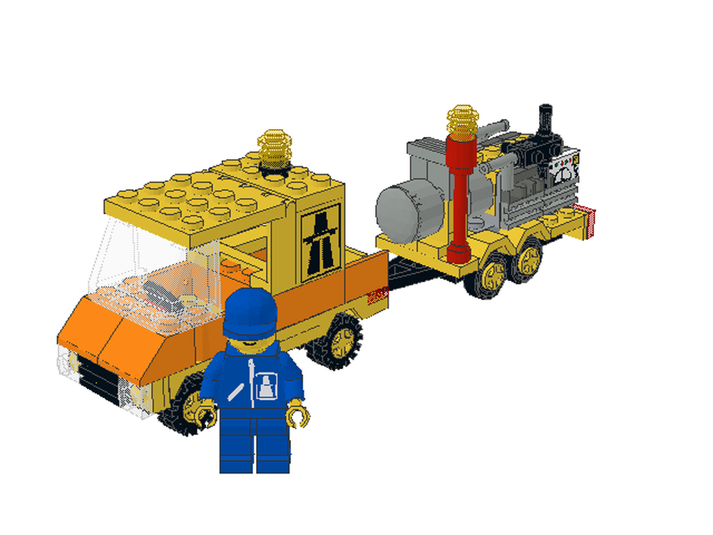 Lego Road Maintenance Van