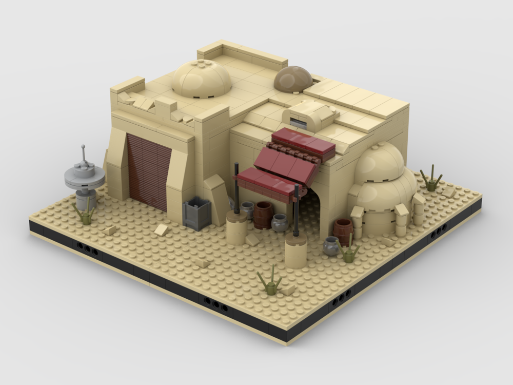 Lego Desert Pub #4 for a Modular Space desert village