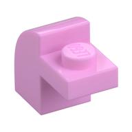 Lego Brick Curved 1 x 2 x 1 1/3 with Curved Top / Bright Pink