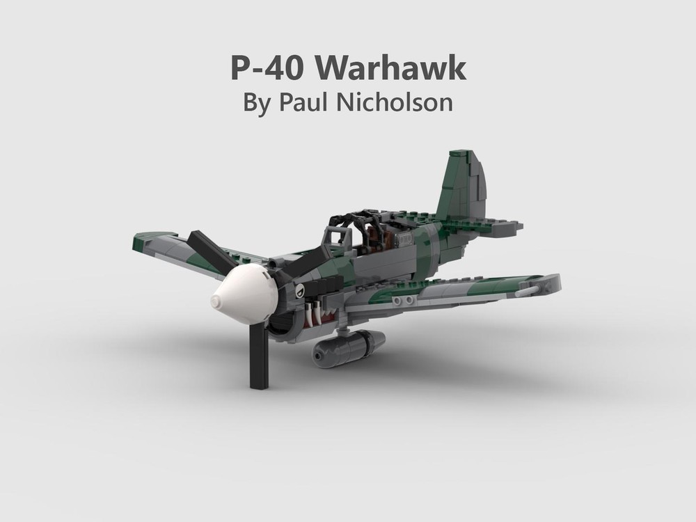 Lego Curtiss P-40 Warhawk (Tomahawk) (Kittyhawk)