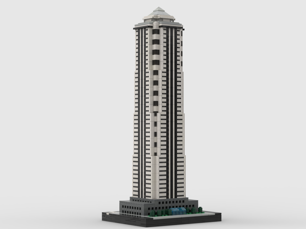 Lego BNY Mellon Center at 1/650th Scale