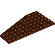 Lego Wedge Plate 6 x 12 Right / Reddish Brown
