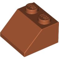 Lego Brick Sloped 45° 2 x 2 / Dark Orange