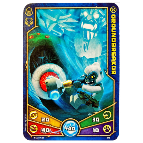 Lego Trading Card, Legends of Chima Deck #1: 49 [Groundbreakor] / [No Color/Any Color]