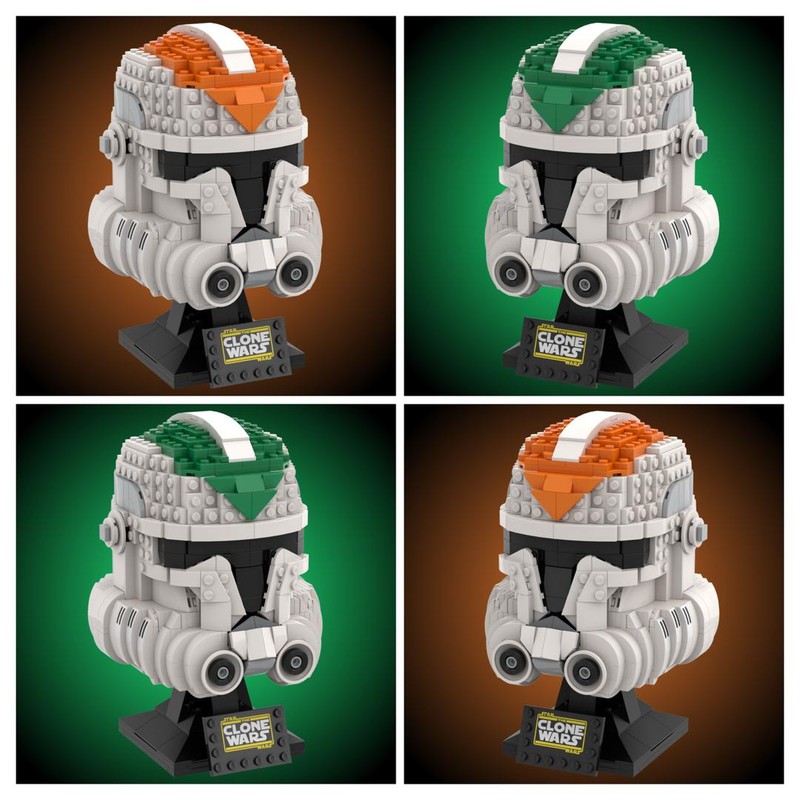Lego 212th (Orange) & 442nd (Green) Clone