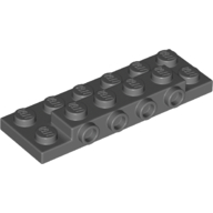 Lego Plate Special 2 x 6 x 2/3 with 4 Studs on Side, 3 Support Walls on Bottom