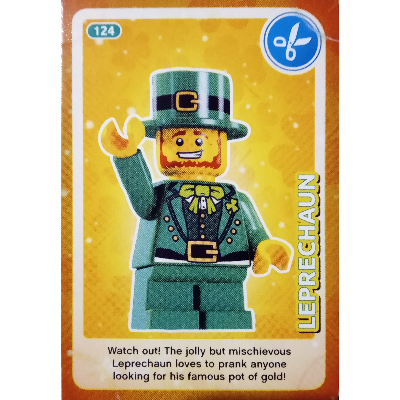 Lego Trading Card, Create The World - Leprechaun