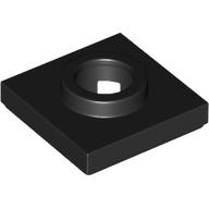 Lego Turntable 2 x 2 Female / Black