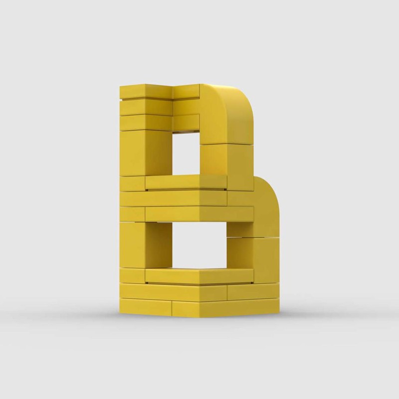 Lego 3D Letter B 3x3x5