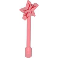 Lego Equipment Magic Wand / Trans-Red