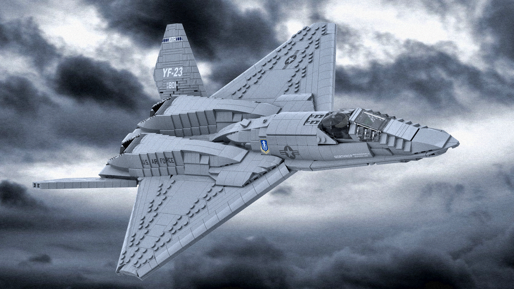 Lego 1:35 Scale YF-23 Grey Ghost & Black Widow II
