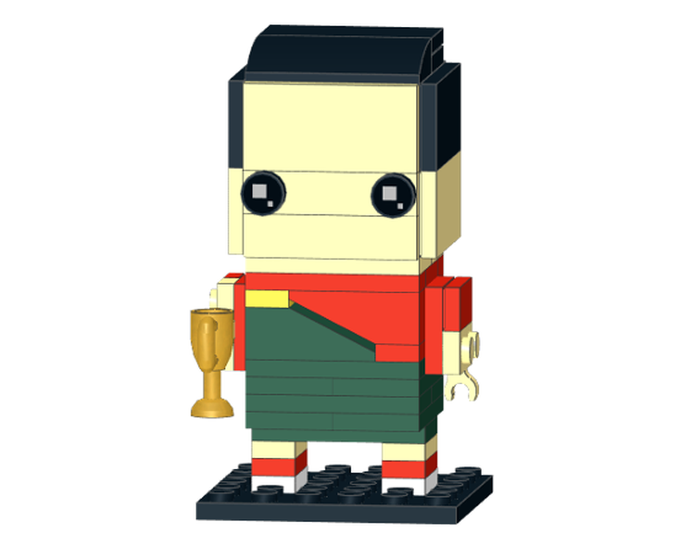 Lego Cristiano Ronaldo BrickHeadz MOC – Portugal Kit ⚽