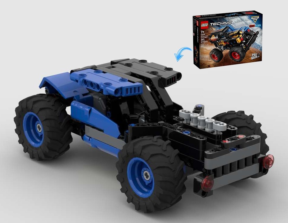 Lego Hot Rod 42219 Alternate Build
