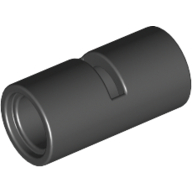 Lego Technic Pin Connector Round [Slotted] / Black