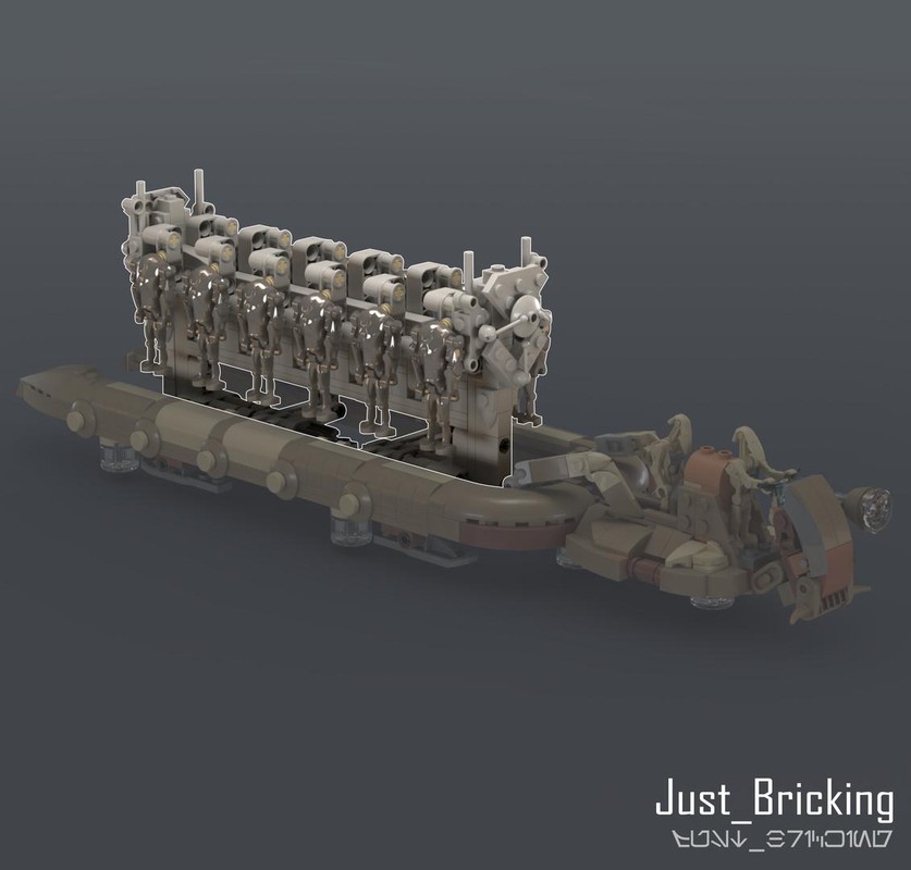 Lego Platoon Attack Craft - Super Battle Droid Rack