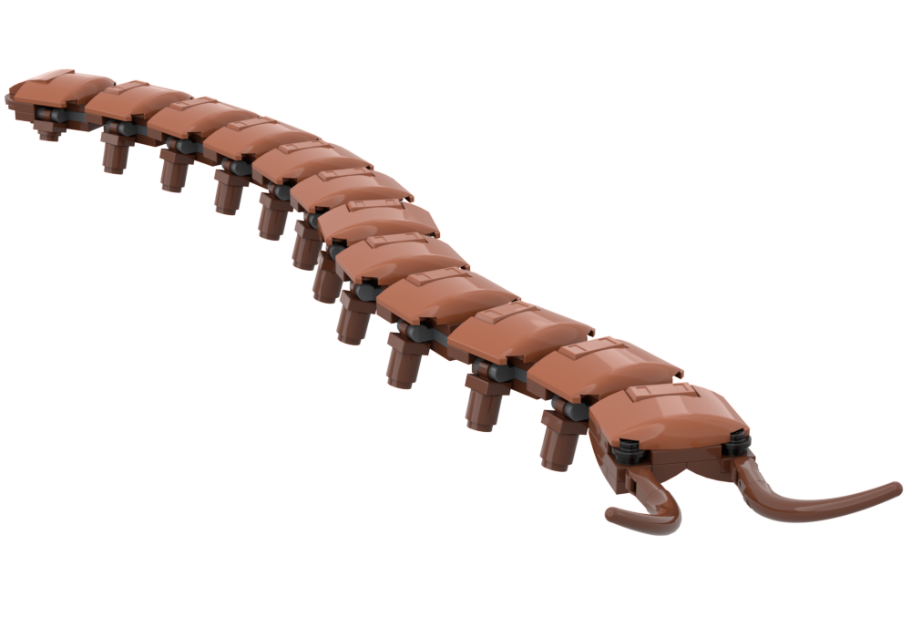Lego Caribbean Velvet Worm (Epiperipatus broadwayi)