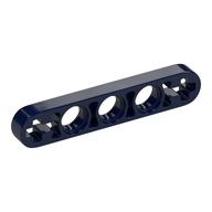 Lego Technic Beam 1 x 5 Thin with Axle Holes on Ends / Dark Blue