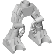 Lego Legs Mechanical, Bionicle / Very Light Bluish Gray