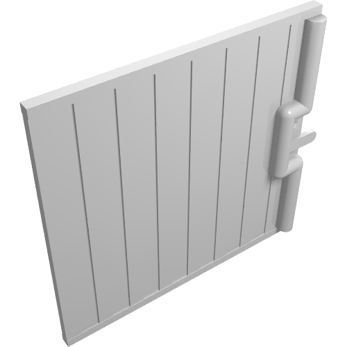 Lego Door Sliding - Type 1 / White