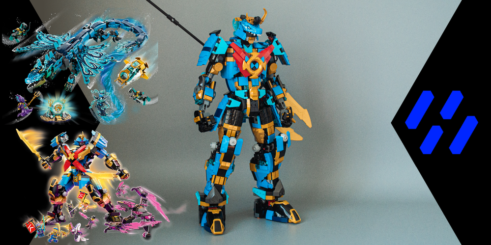Lego 71754 + 71775 Dragon Samurai X