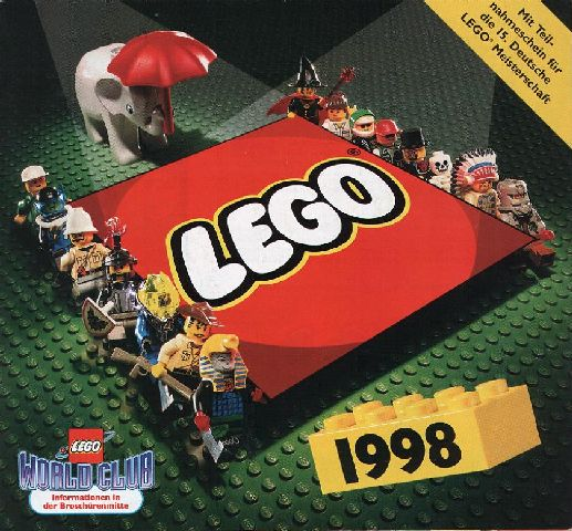 Lego 1998 Large German #1 (Mit Teilnahmeschein für die 15. Deutsche LEGO Meisterschaft - 926100 D)