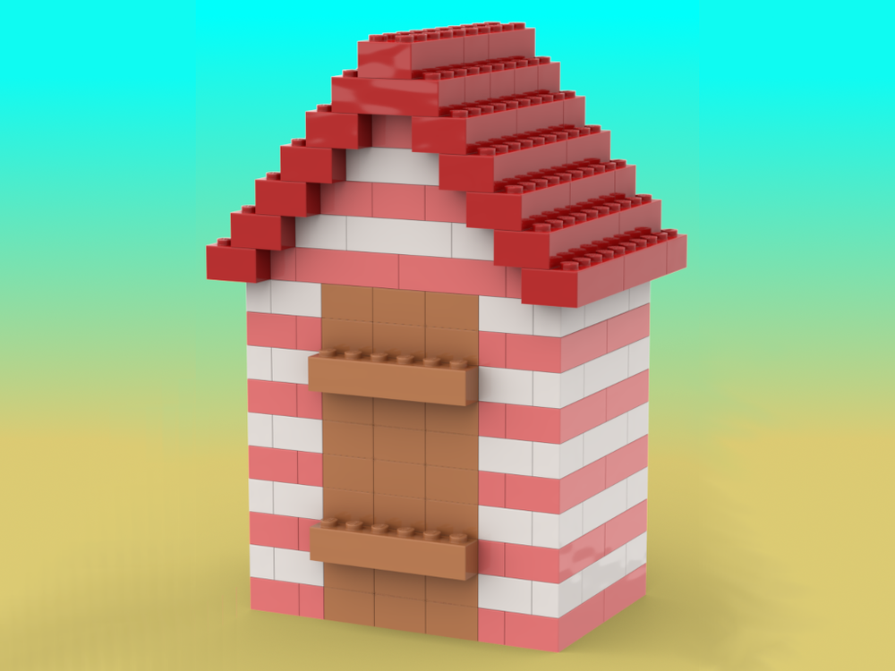 Lego Slatted Door Beach Hut