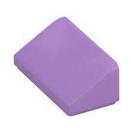 Lego Brick Sloped 30° 1 x 2 x 2/3 / Medium Lavender