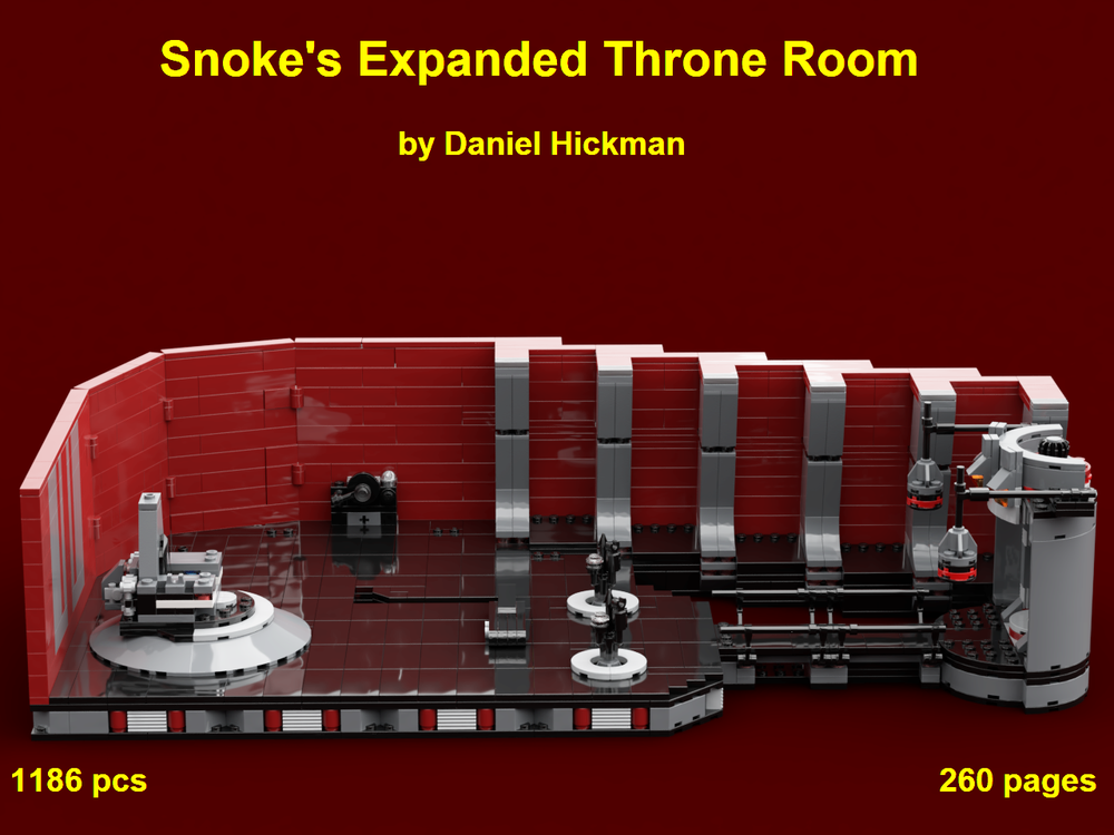 Lego Snoke's Expanded Throne Room