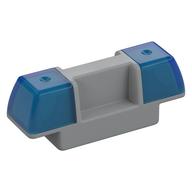 Lego Duplo Siren / Flashing Light - Trans-Dark Blue / Light Bluish Gray
